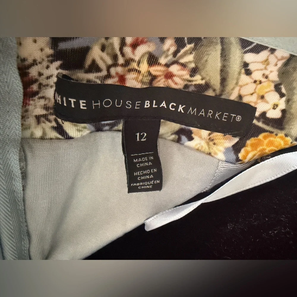 White House Black Market Strapless Maxi‎ Dress - Multicolor